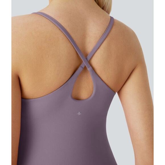 Halara SoftlyZero™ Plush Backless Active Dress Tulip Purple Size XS NEW/NWT! - Picture 13 of 13